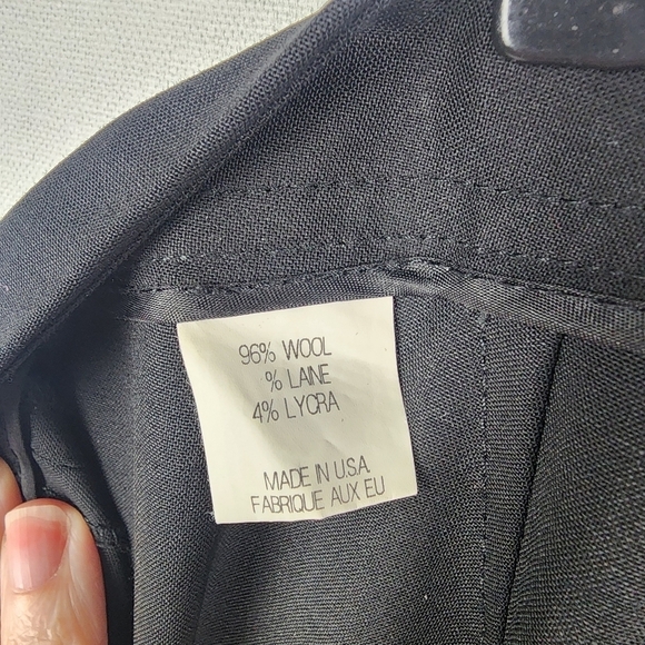 Theory Wool Straigh Leg Dress Pants Size 6 Career Office Formal - Picture 7 of 7